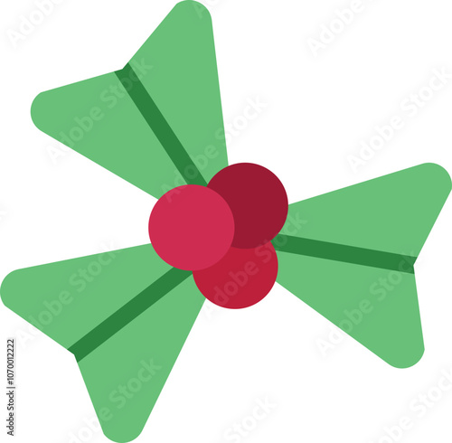 chrismas cheery element illustration.svg