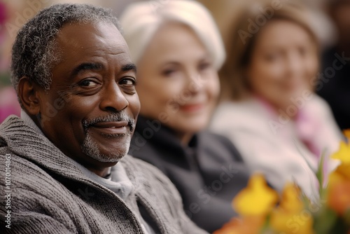 Church members visiting nursing home