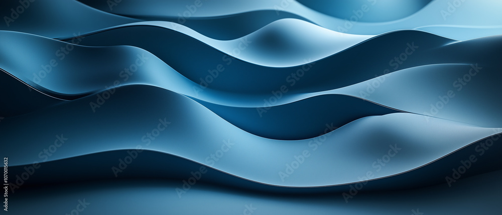 Abstract Blue Waves. Abstract Blue Waves.
