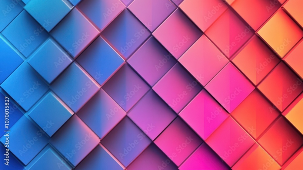 Vibrant geometric pattern with a blend of blue, pink, and purple hues, creating a dynamic visual experience. Vibrant geometric pattern with a blend of blue, pink, and purple hues, creating a dynamic visual experience.