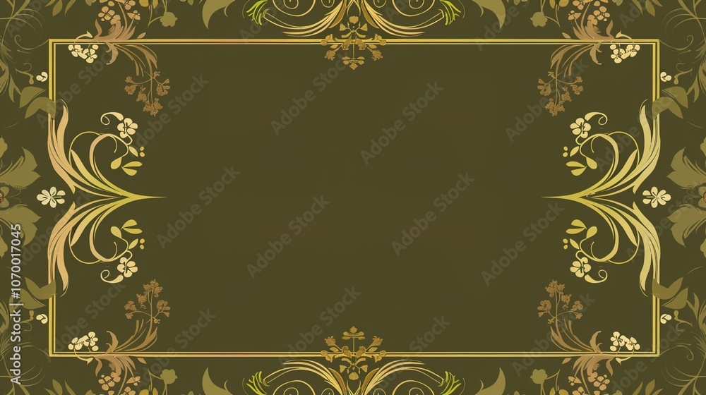 Khaki border background presents a subtle and stylish look. A charming display of understated elegance Khaki border background presents a subtle and stylish look. A charming display of understated elegance