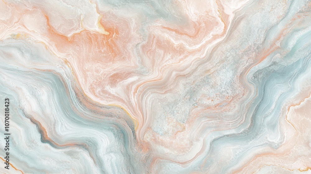 An elegant abstract pattern showcasing swirling pastel colors of peach and light blue, creating a serene flow. An elegant abstract pattern showcasing swirling pastel colors of peach and light blue, creating a serene flow.