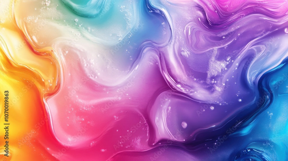 A vibrant swirl of colors creating an abstract, fluid design in shades of pink, purple, blue, and yellow. A vibrant swirl of colors creating an abstract, fluid design in shades of pink, purple, blue, and yellow.