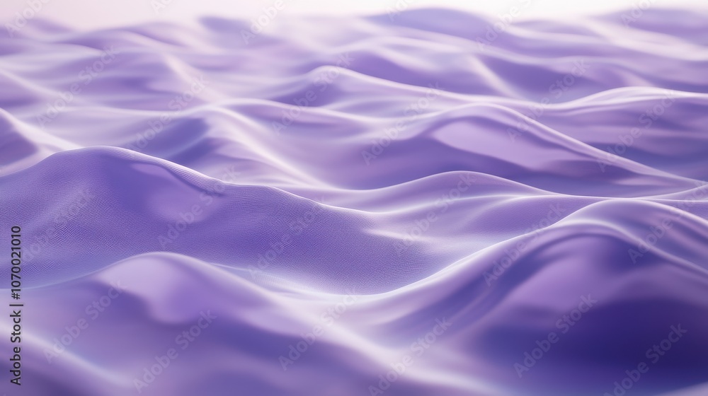 Abstract waves in soft shades of lavender create a serene and calming atmosphere. Abstract waves in soft shades of lavender create a serene and calming atmosphere.