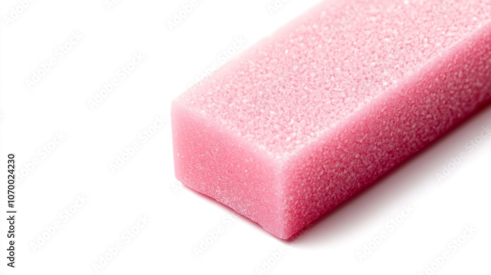 Close Up of Pink Chewing Gum Stick Close Up of Pink Chewing Gum Stick