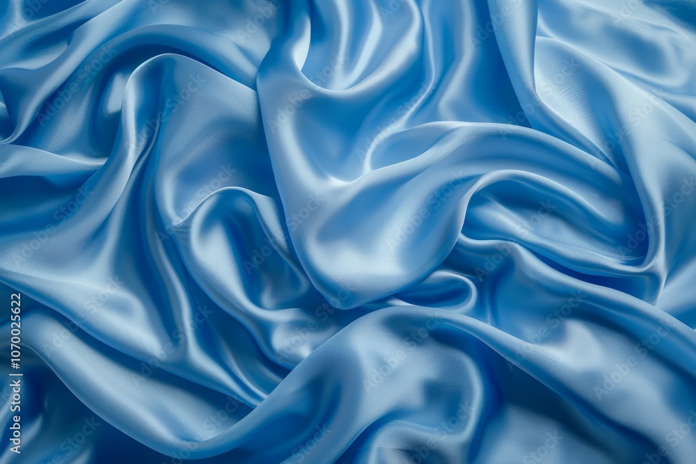 custom made wallpaper toronto digitalImage of Blue silk fabric drapery material. Texture for background usage