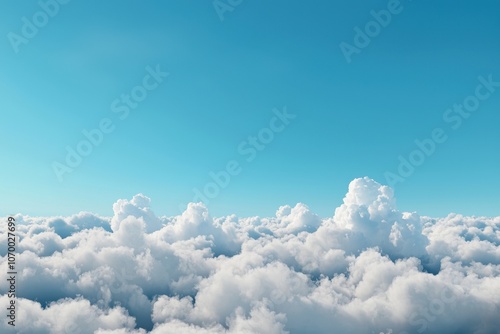 Explore the beauty of serene clouds against a clear blue sky for tranquil landscapes