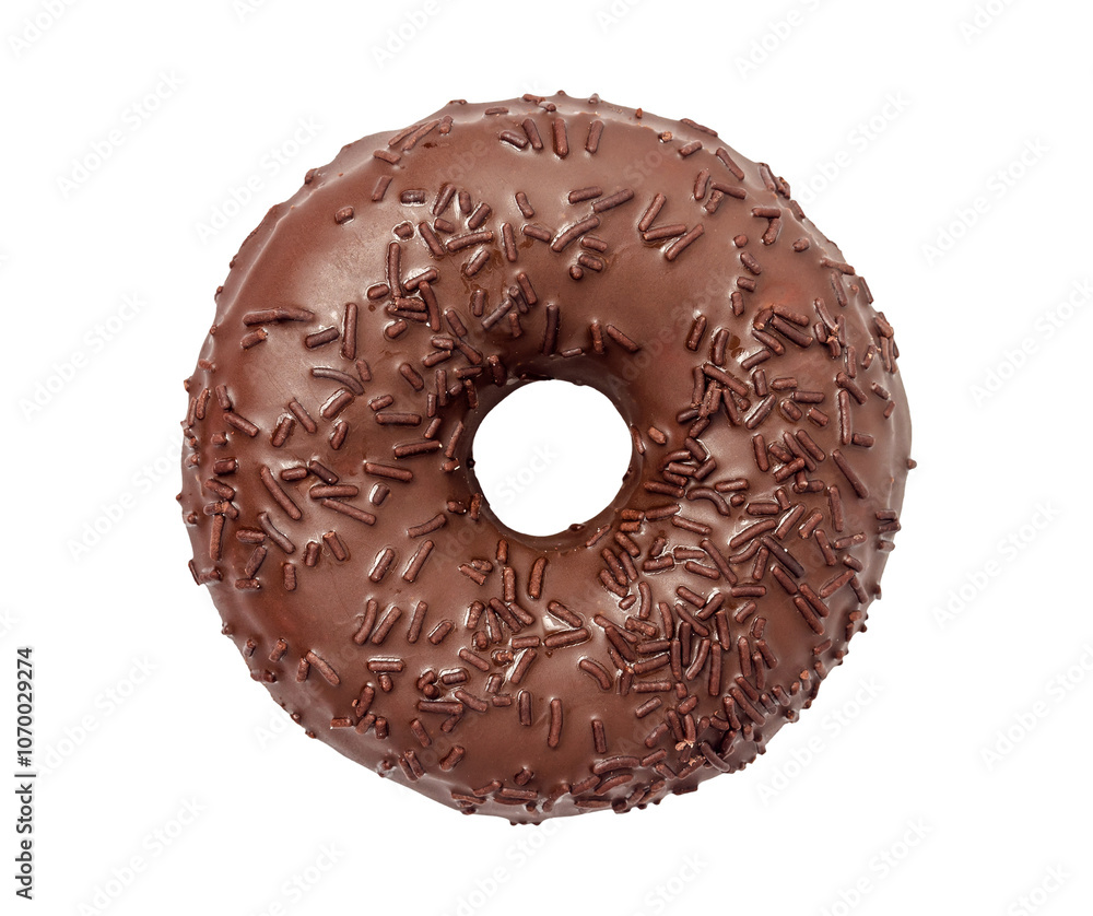 chocolate donut isolated on white background chocolate donut isolated on white background