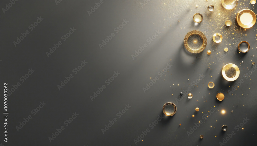 The Magical Dance of Golden Waves: Luxury Abstract Composition The Magical Dance of Golden Waves: Luxury Abstract Composition