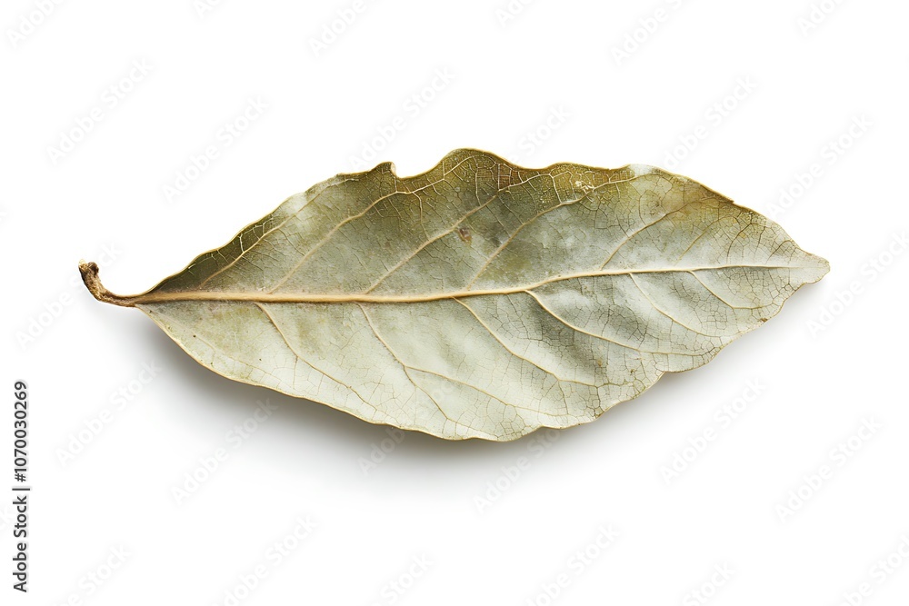 Curry Leaf isolated on white background, close up Curry Leaf isolated on white background, close up