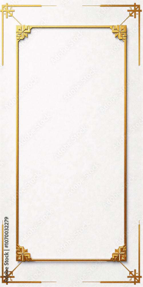The Golden Line Minimal Geometric Frame The Golden Line Minimal Geometric Frame