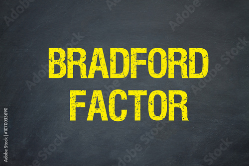 Bradford Factor	
 photo