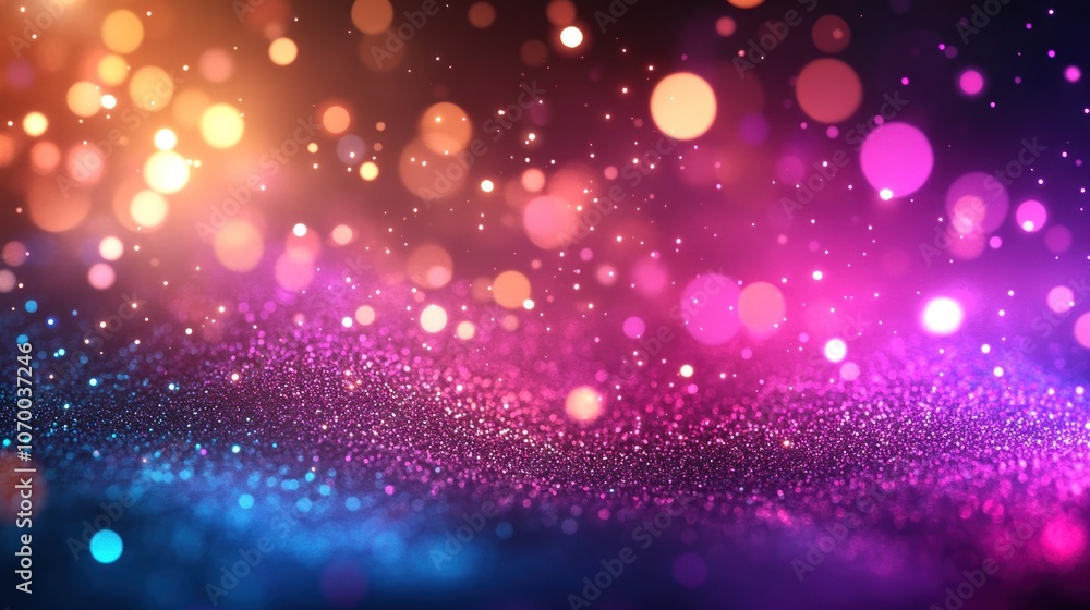 Abstract background with vibrant colors and bokeh lights, perfect for festive or celebratory designs. Abstract background with vibrant colors and bokeh lights, perfect for festive or celebratory designs.