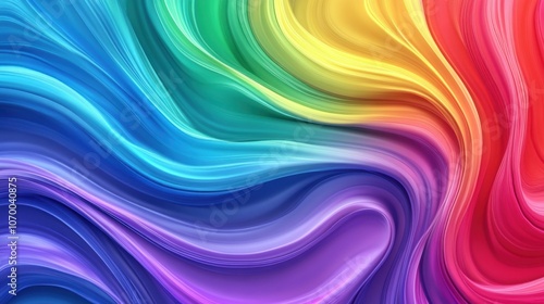 Wallpaper Mural A vibrant swirl of colors creates a dynamic, flowing abstract pattern, reminiscent of a colorful rainbow gradient. Torontodigital.ca