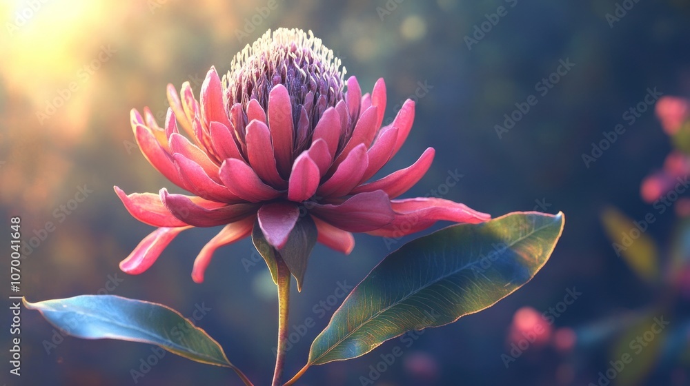 Pink Flower in the Sunlight Pink Flower in the Sunlight