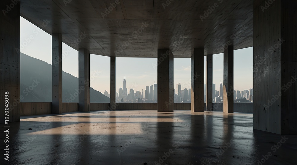 Fototapeta premium interior of a building