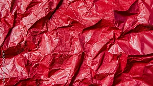 Wallpaper Mural A close-up of red, crumpled tissue paper Torontodigital.ca