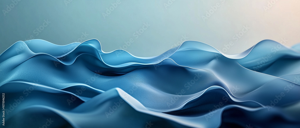 Abstract Blue Wavy Texture. Abstract Blue Wavy Texture.
