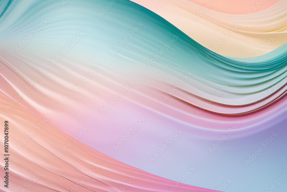 Obraz premium Fluid Gradient Waves