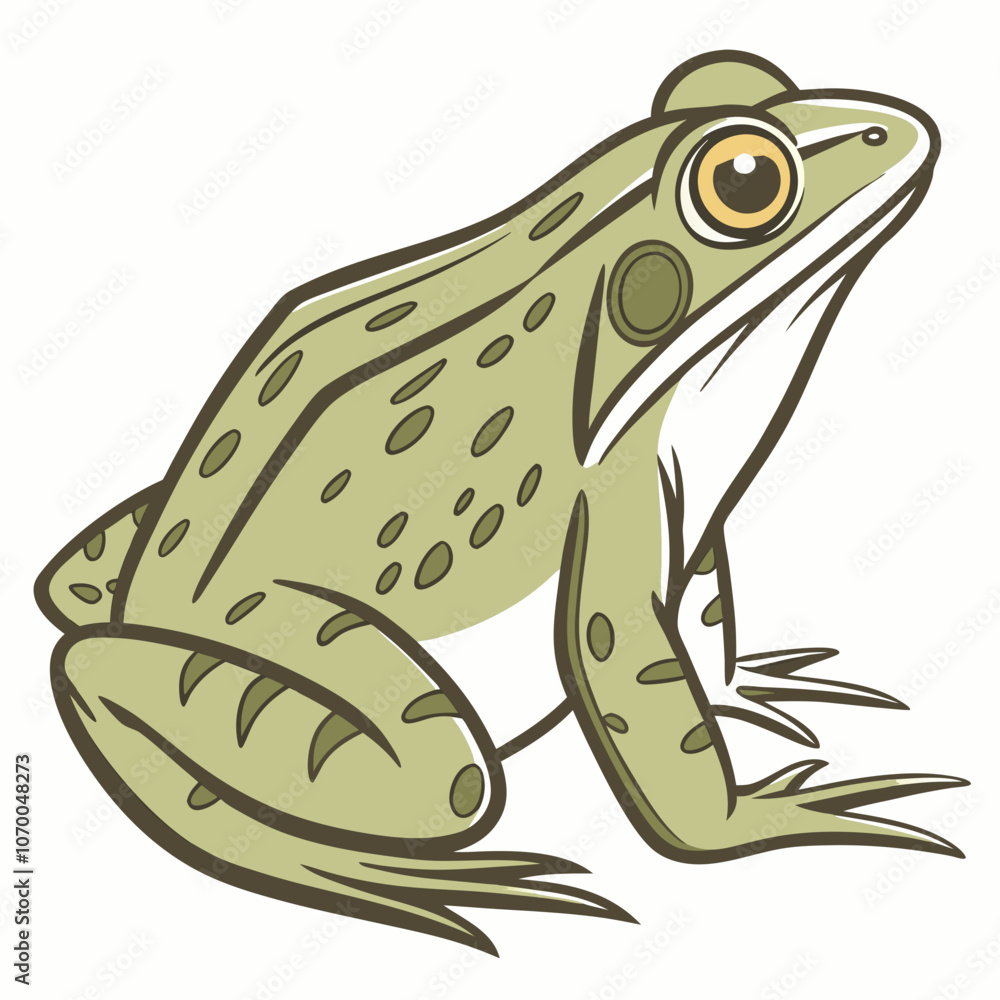 Fototapeta premium frog on a branch