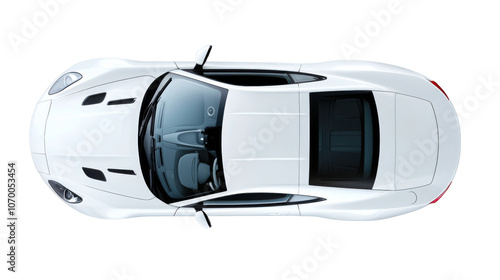 Car viewed from top