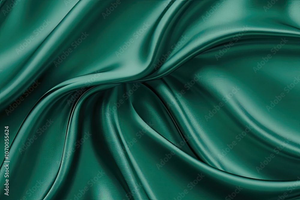 Luxurious emerald green silk background showcasing soft folds and rich texture for elegant logo presentation and branding mockup Luxurious emerald green silk background showcasing soft folds and rich texture for elegant logo presentation and branding mockup