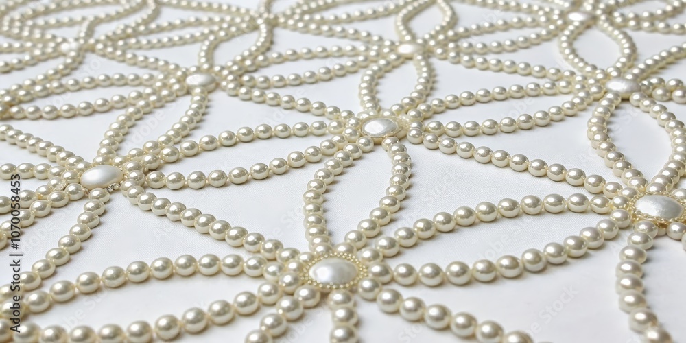 pearl pattern on a white background pearl pattern on a white background