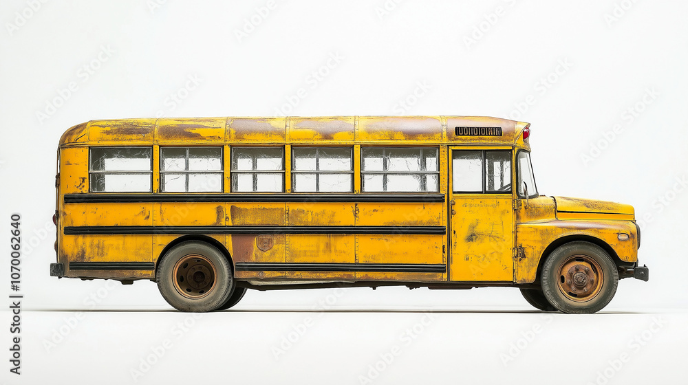 The Classic School Bus Timeworn Yet Full of Character The Classic School Bus Timeworn Yet Full of Character