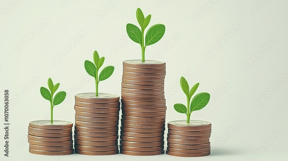 Growing Wealth Sustainably A Symbol of Financial Prosperity Growing Wealth Sustainably A Symbol of Financial Prosperity