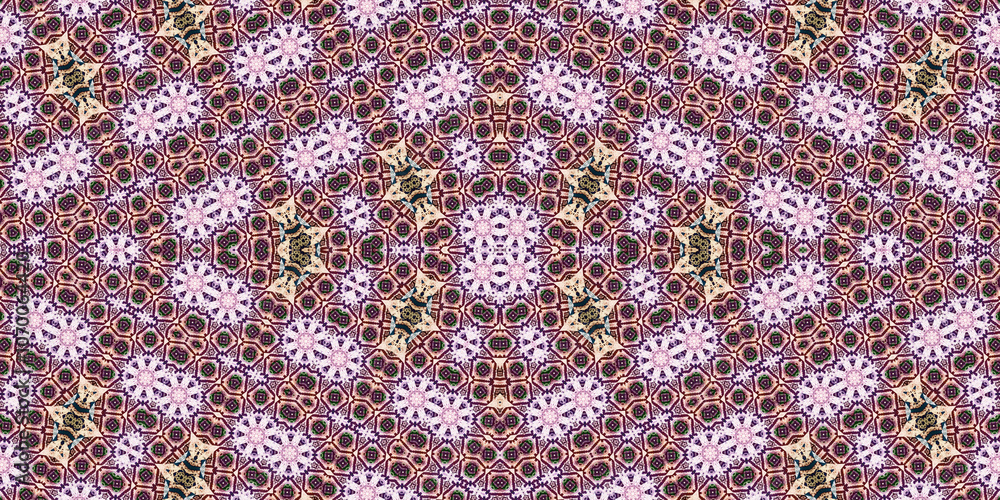 Seamless kaleidoscope pattern. The texture of the woven pattern. Endless pattern Seamless kaleidoscope pattern. The texture of the woven pattern. Endless pattern