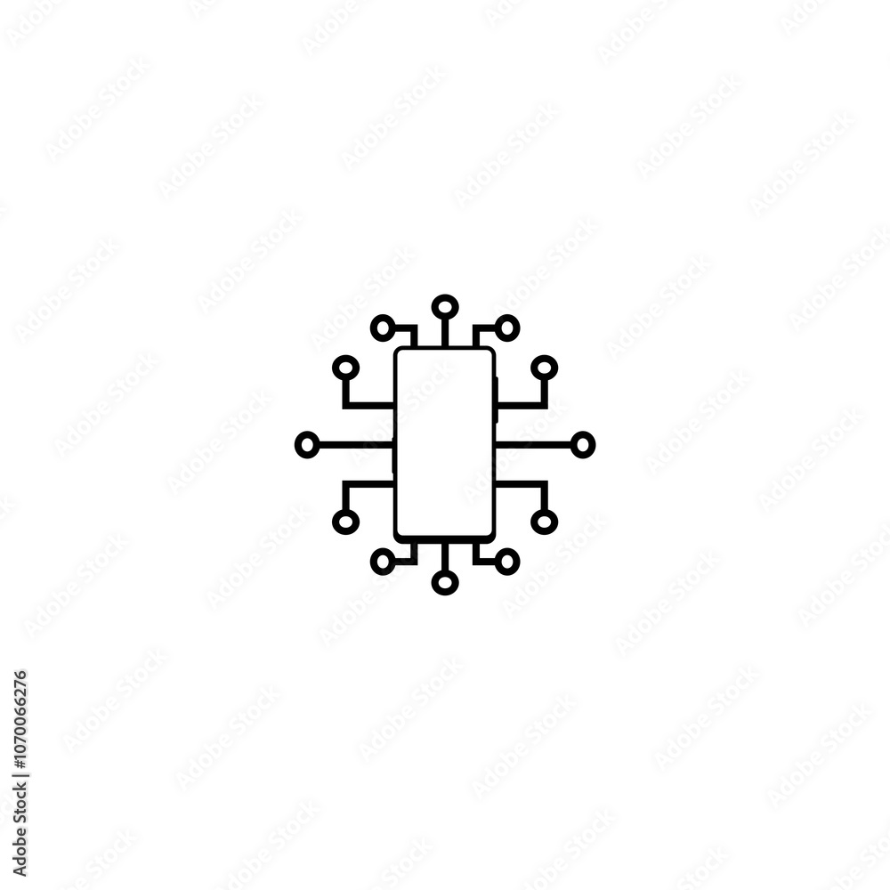 Digitalisation technology software icon. Digitalisation icon isolated on white background Digitalisation technology software icon. Digitalisation icon isolated on white background