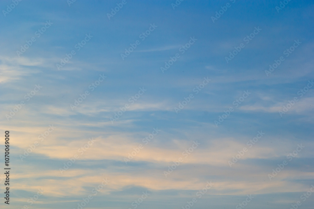 sunset sky with multicolor clouds. Dramatic twilight sky background sunset sky with multicolor clouds. Dramatic twilight sky background