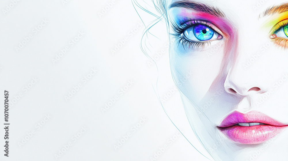 the beauty of women's eyes, facial expressions, beautiful makeup
the beauty of women's eyes, facial expressions, beautiful makeup