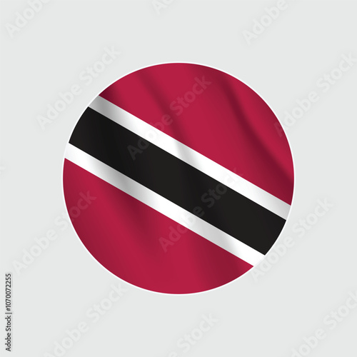 trinidad and tobago round Symbol flag stock Vector Free Download trinidad and tobago round Symbol flag stock Vector - GFXLoad