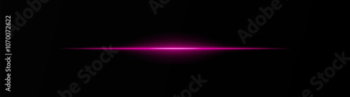 Intense purple horizontal light beam on a black background, Neon rays, Flash of glare and explosion, laser beam. ideal for sci-fi, digital effects, or cinematic designs. Energy dynamic wallpaper