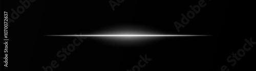 Intense white horizontal light beam on a black background, Neon rays, Flash of glare and explosion, laser beam. ideal for sci-fi, digital effects, or cinematic designs. Energy dynamic wallpaper