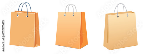 vector paper shopping bag