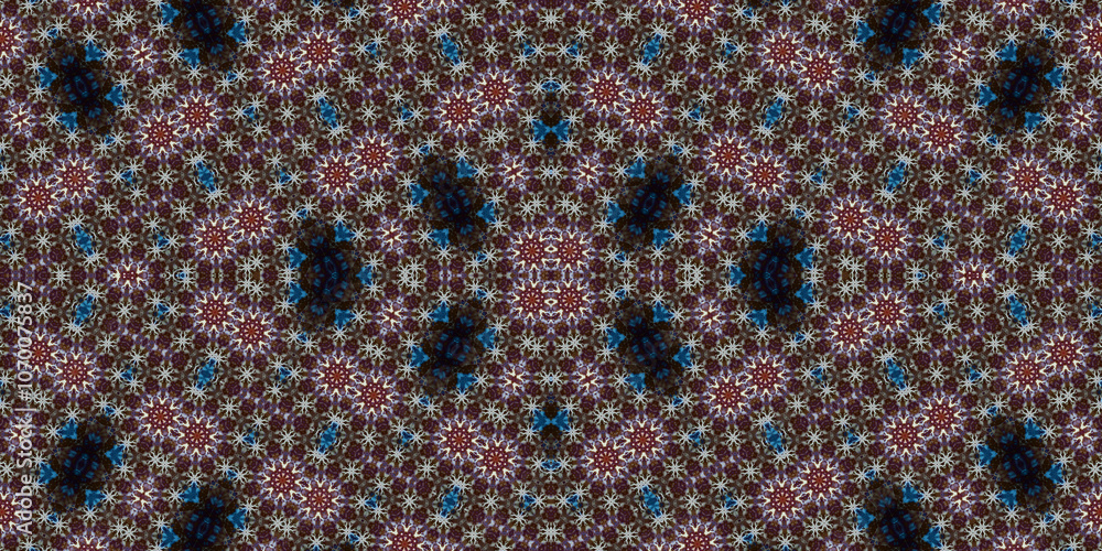 Seamless kaleidoscope pattern. The texture of the woven pattern. Endless pattern Seamless kaleidoscope pattern. The texture of the woven pattern. Endless pattern