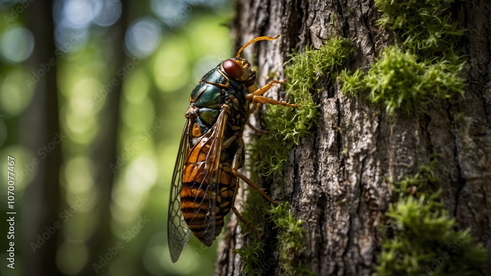 The Cicada's Metamorphosis: A Journey Through the New Forest The Cicada's Metamorphosis: A Journey Through the New Forest