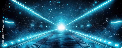 Abstract Corridor Unfolding in Bright Light