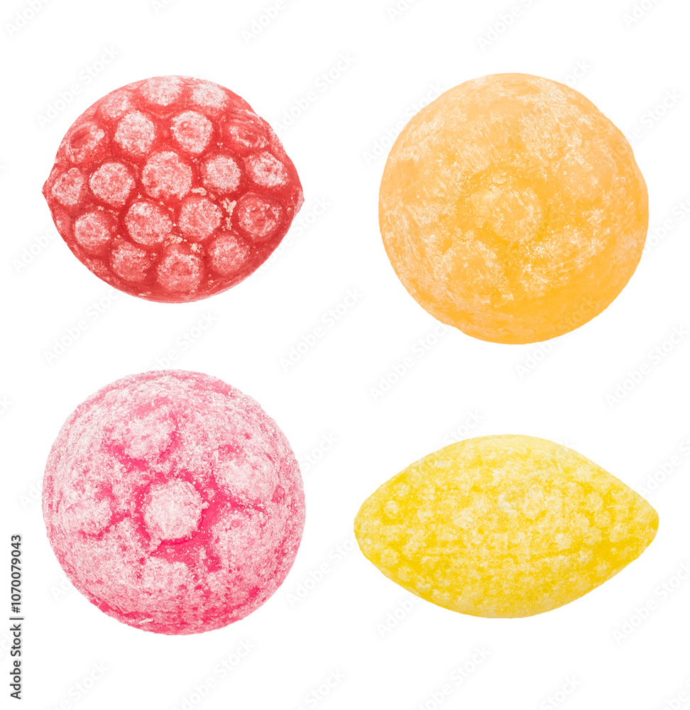 Colorful Jelly Gummy bears isolated on white background Colorful Jelly Gummy bears isolated on white background