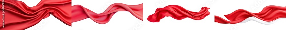 This attractive silk fabric has a smooth texture with vibrant colors, with a glossy surface, which highlights its luxurious and bold appearance. Isolated on transparent background. This attractive silk fabric has a smooth texture with vibrant colors, with a glossy surface, which highlights its luxurious and bold appearance. Isolated on transparent background.