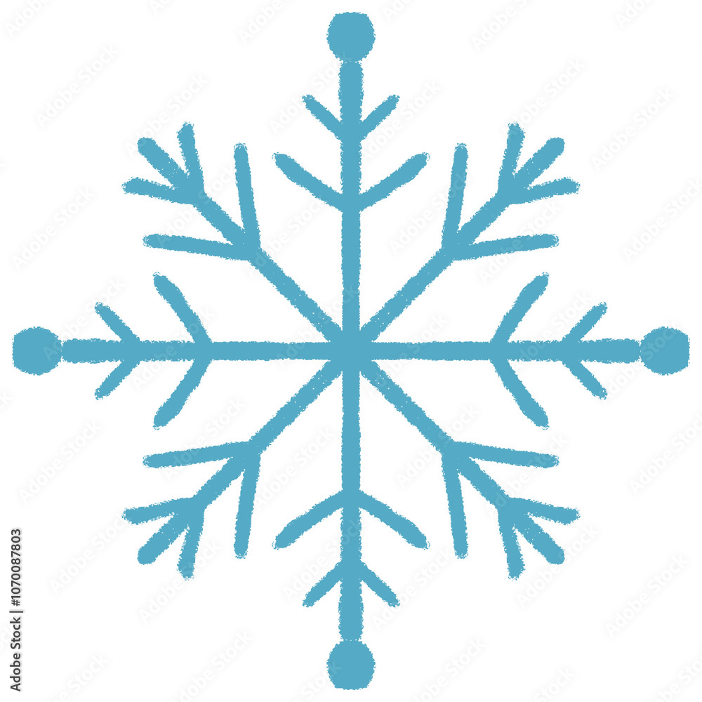 Cute snowflake illustration Cute snowflake illustration