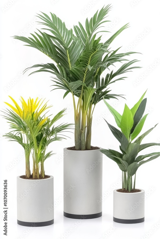 Varias plantas de interior en macetas modernas blancas, perfectas para decoración minimalista y natural.
Varias plantas de interior en macetas modernas blancas, perfectas para decoración minimalista y natural.