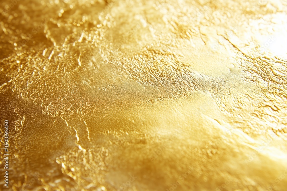 Flat shiny gold textured metallic surface background. Flat shiny gold textured metallic surface background.