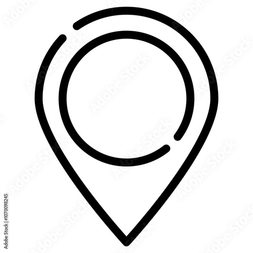 gps line icon