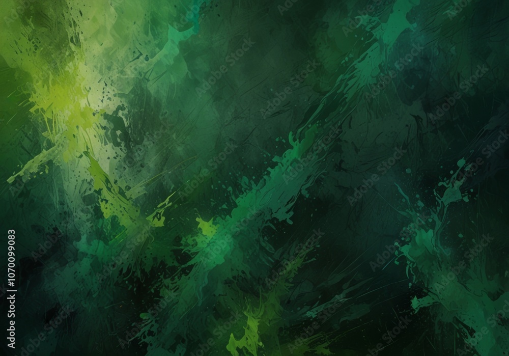 Obraz premium abstract green background with paint texture wallpaper