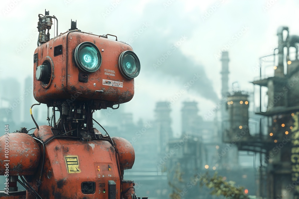 Industrial robot is a worker. Generative AI. Industrial robot is a worker. Generative AI.