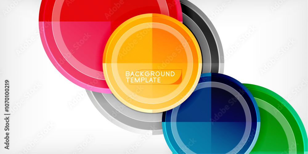 Geometric design abstract background - circles Geometric design abstract background - circles
