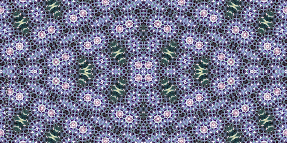 Seamless kaleidoscope pattern. The texture of the woven pattern. Endless pattern Seamless kaleidoscope pattern. The texture of the woven pattern. Endless pattern